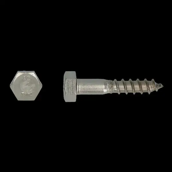 Lage Prijs Houtdraadbout Ø8x100 DIN 571 RVS A2 (50 stuks)