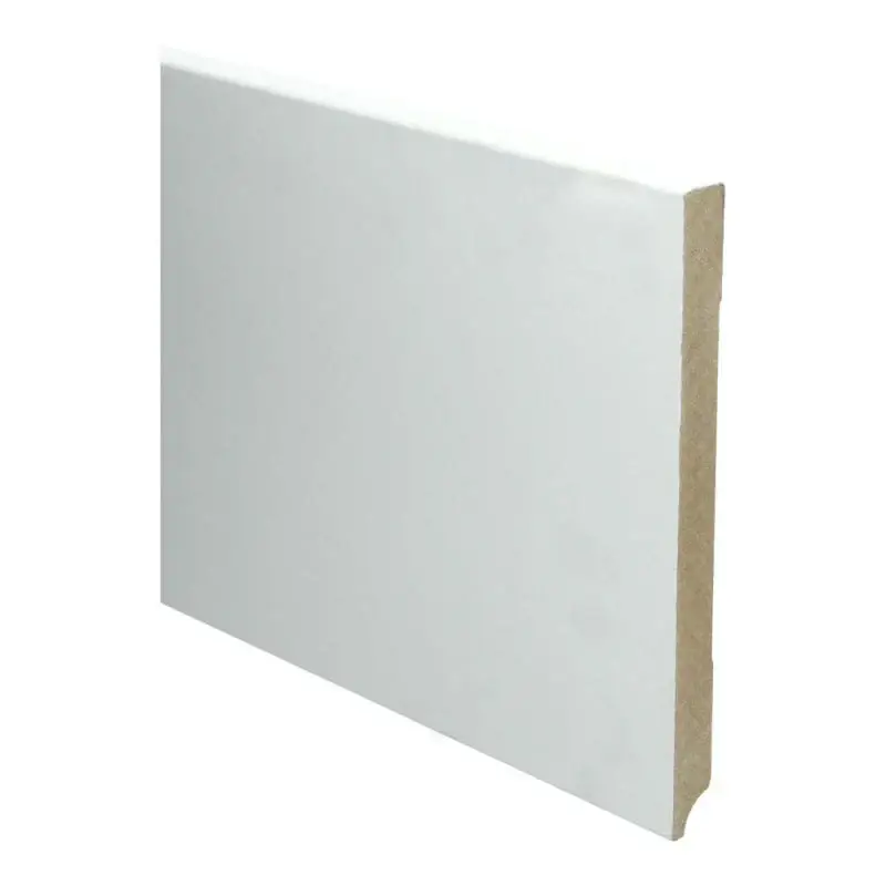Plint Modern 220x18 wit voorgelakt RAL 9010 Superprijs
