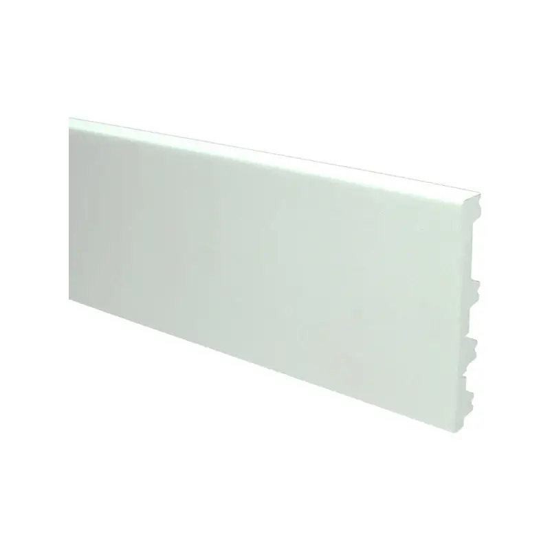 Flexibele Moderne plint 120/90/70x15 wit, lengte 2 meter Aanbieding