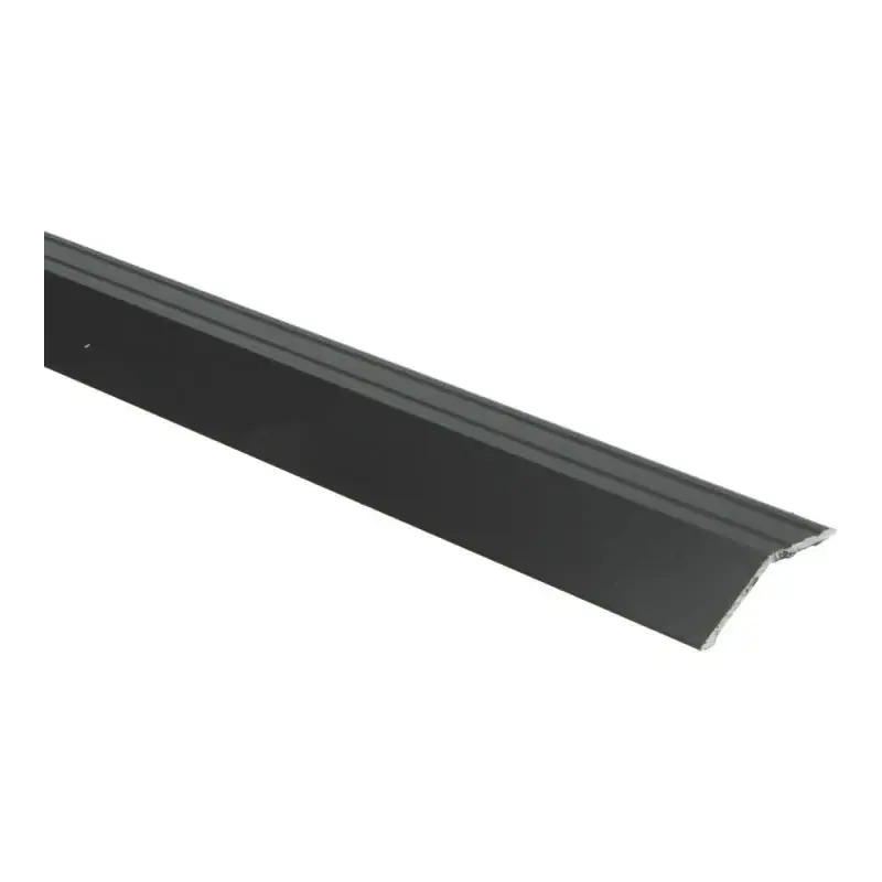 Finale Uitverkoop Overgangsprofiel zelfklevend 14 mm alu zwart, 270cm lang