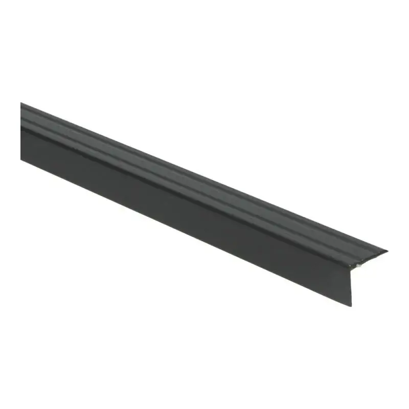 Uitverkoop Hoeklijnprofiel zelfklevend 20 mm zwart, 100cm lang