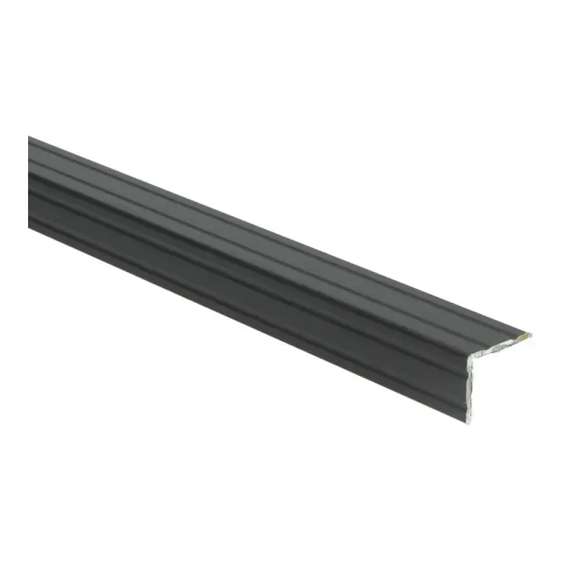 Betaalbaar Duo-hoeklijnprofiel zelfklevend 24,5 x 30 mm zwart, 100cm lang