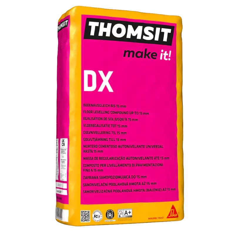 Favoriet Thomsit egalisatie DX (PVC/parket) 25 kg