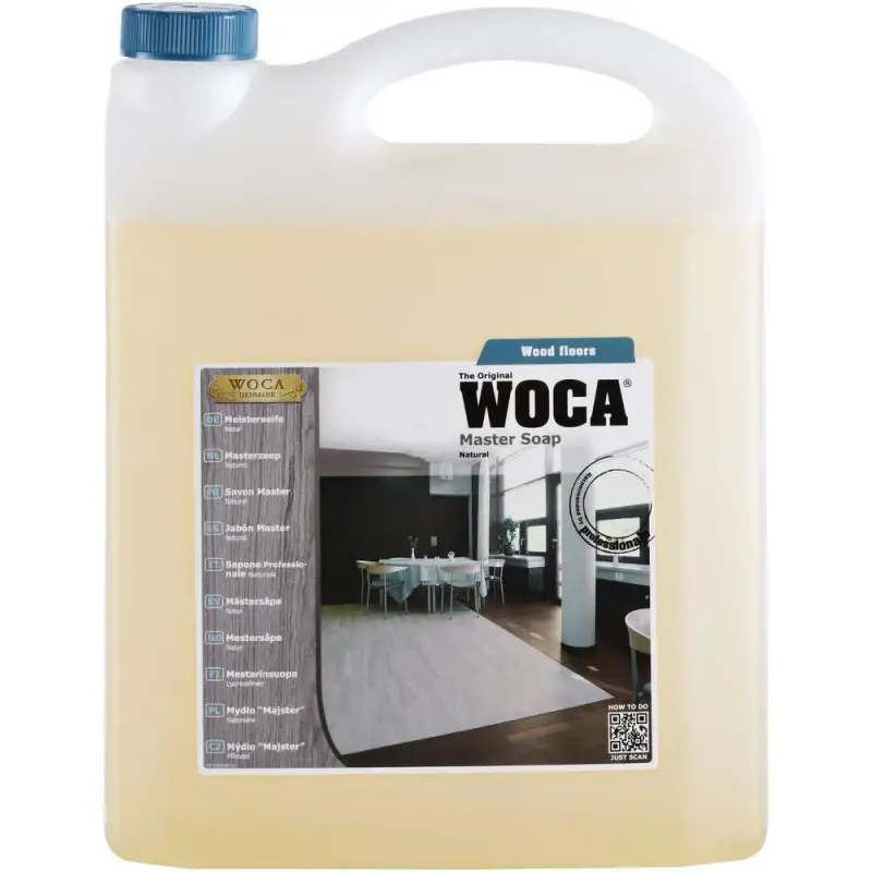 WOCA Commercial zeep Naturel 5 L Laatste Versie