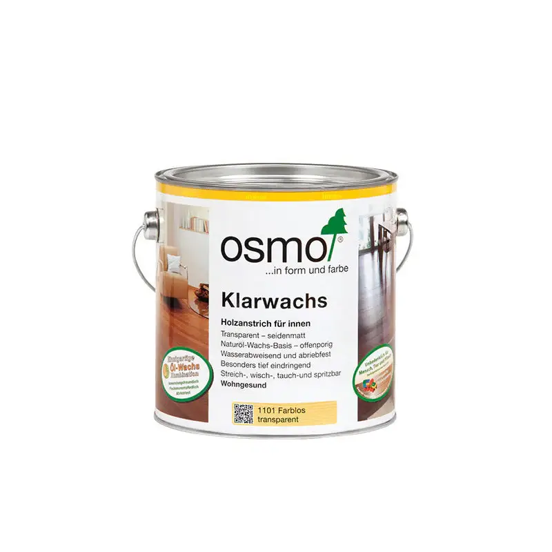 OSMO Blanke was (Klarwachs) 1101 0.75L Express Levering