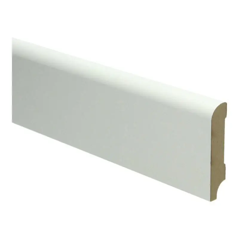 MDF Koloniale plint 70x15 wit voorgelakt RAL 9010 Laatste Kans