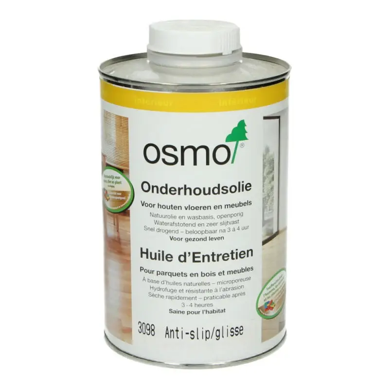 Must-Have OSMO Onderhoudsolie 3098 Kleurloos semimat Antislip R9 1 L