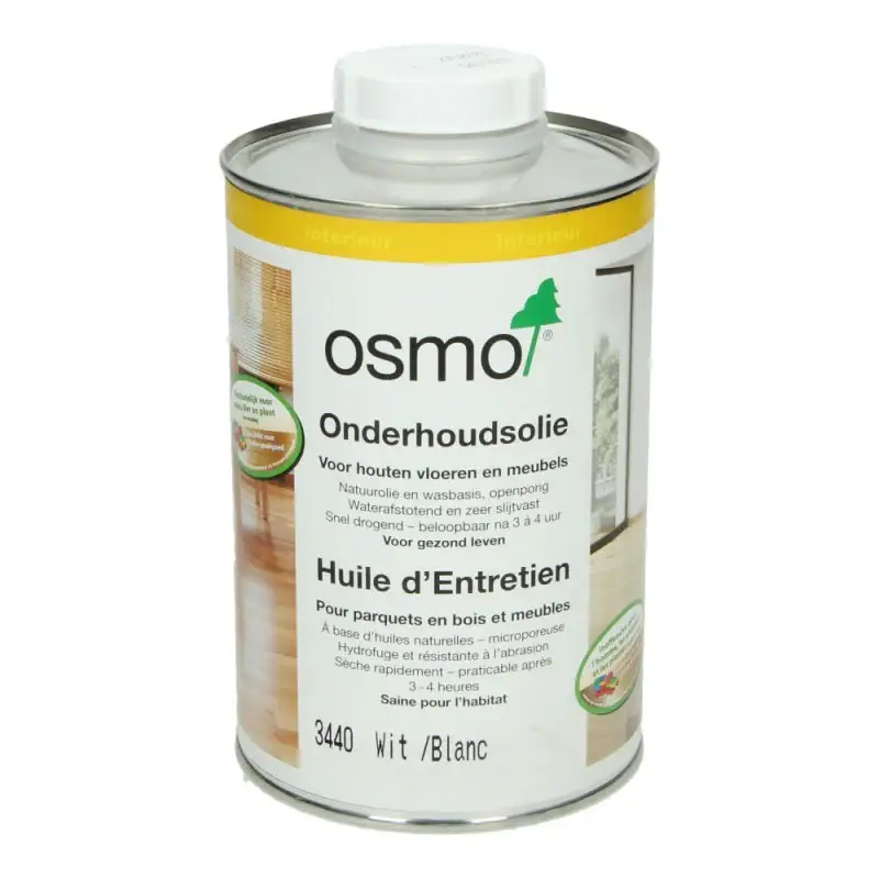 OSMO Onderhoudsolie 3440 Wit transparant 1 L Bestseller