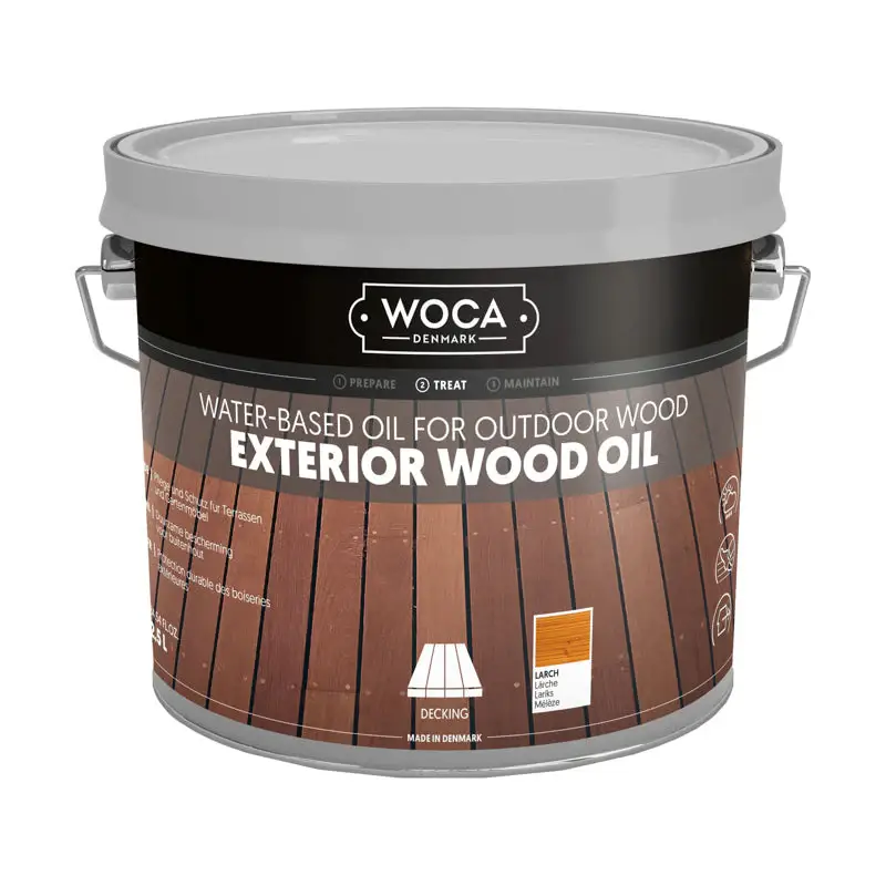 Gratis Retour WOCA Exterior Oil Lariks 2,5 L