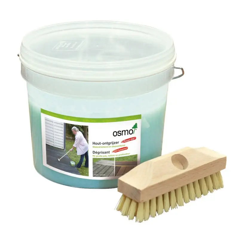 Aanbieding OSMO Houtontgrijzer Powergel 6609 kleurloos 0,5 L