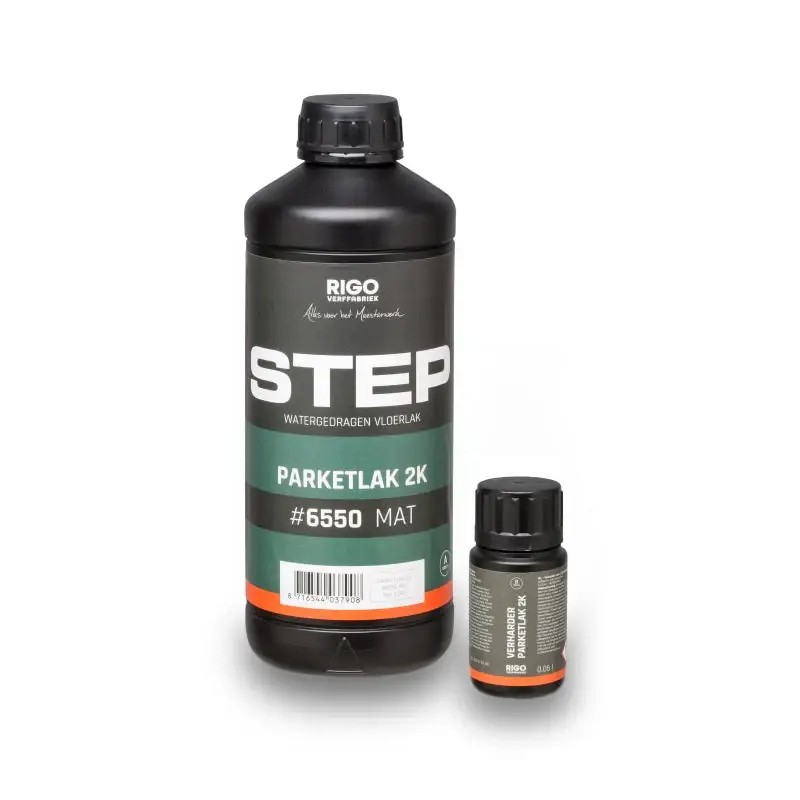 STEP Parketlak 2K 6550 mat 1Liter Voordeelprijs