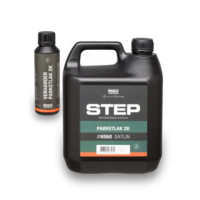 Rechtstreeks Van De Fabrikant STEP Parketlak 2K 6560 satijn 4 Liter
