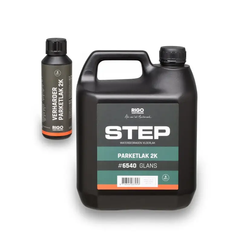Laatste Versie STEP Parketlak 2K 6540 glans 4Liter