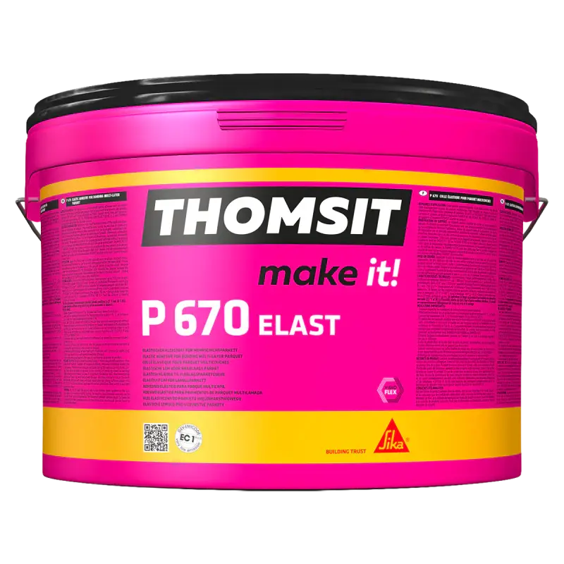 Thomsit P670 elastische parketlijm 18 kg Premium