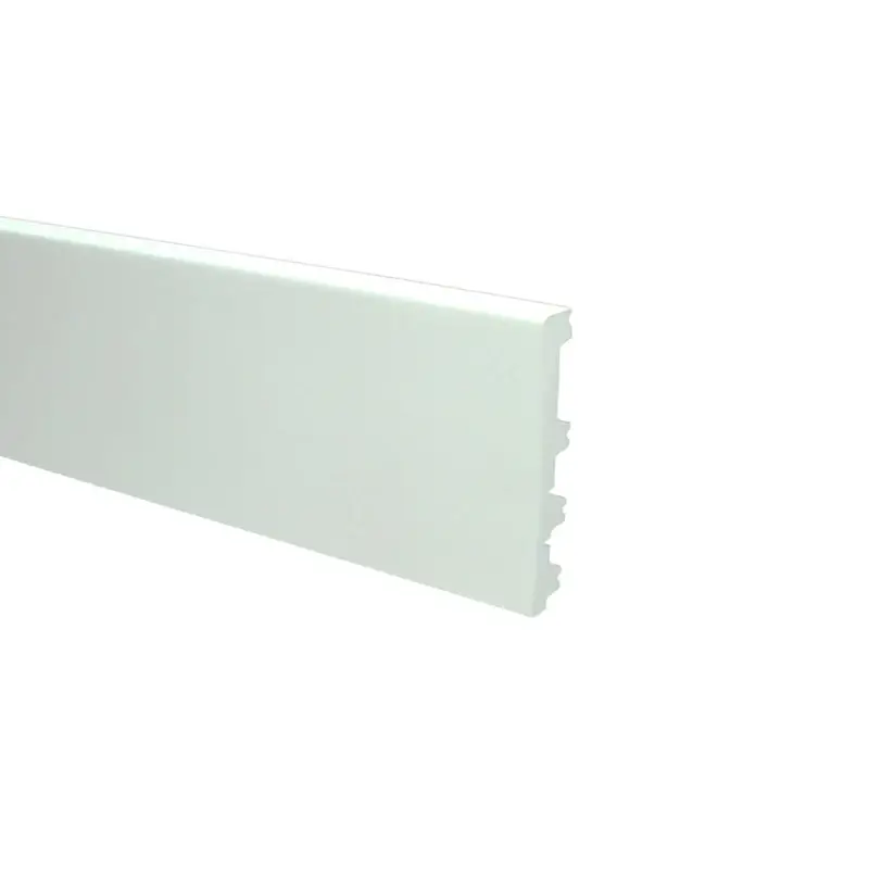 Alleen Vandaag Flexibele Moderne plint 120/90/70x12 wit, lengte 2 meter