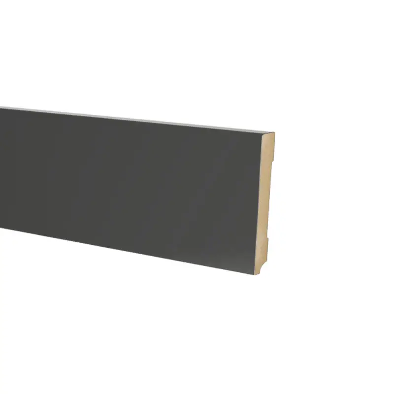 MDF Moderne plint 90x18 voorgelakt RAL 9005 Bestel Nu