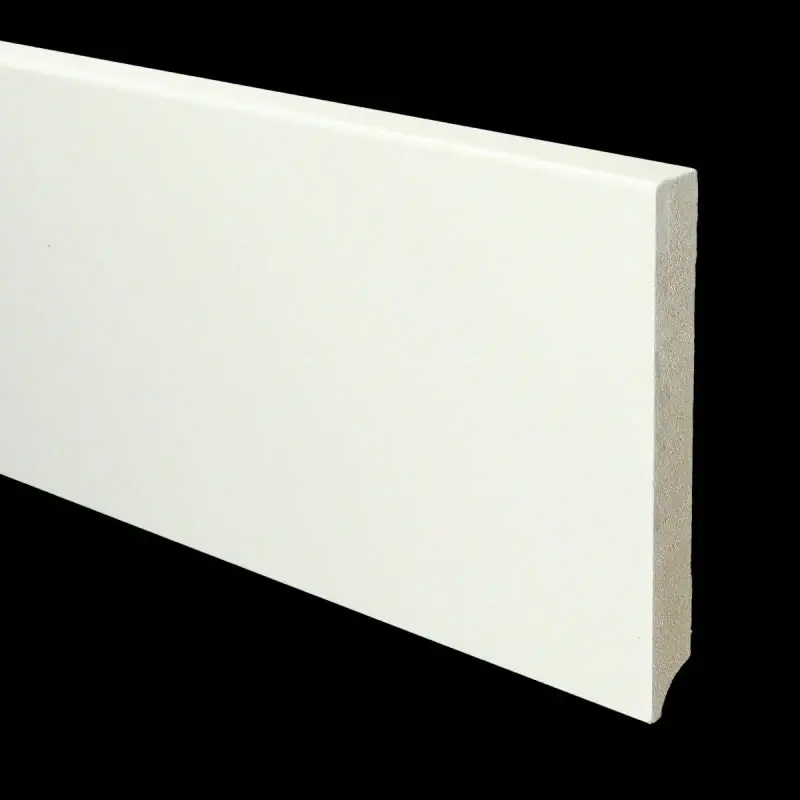 Express Levering MDF Moderne plint 150x18 voorgelakt RAL 9016