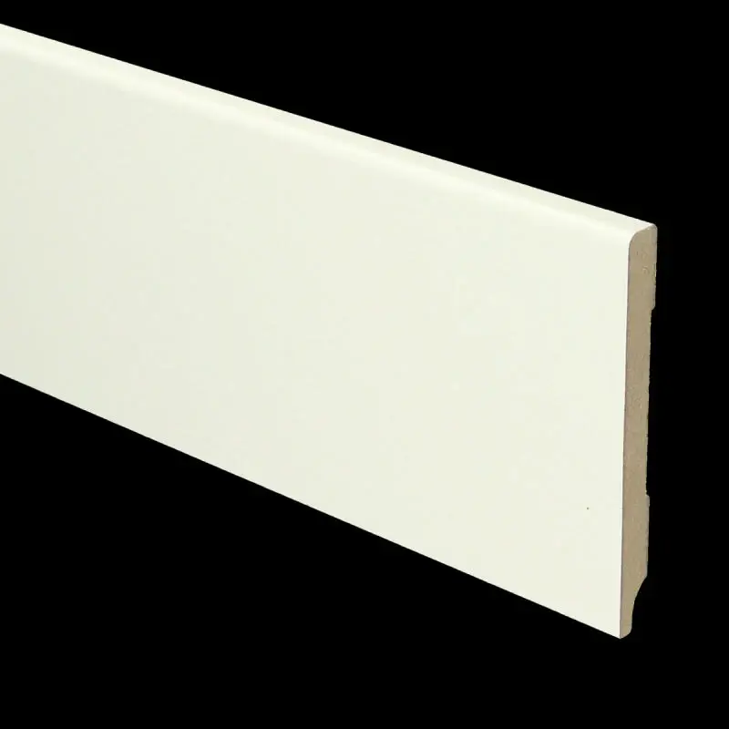 Exclusieve Aanbieding Plint Modern 90 x 9 wit voorgelakt RAL 9010