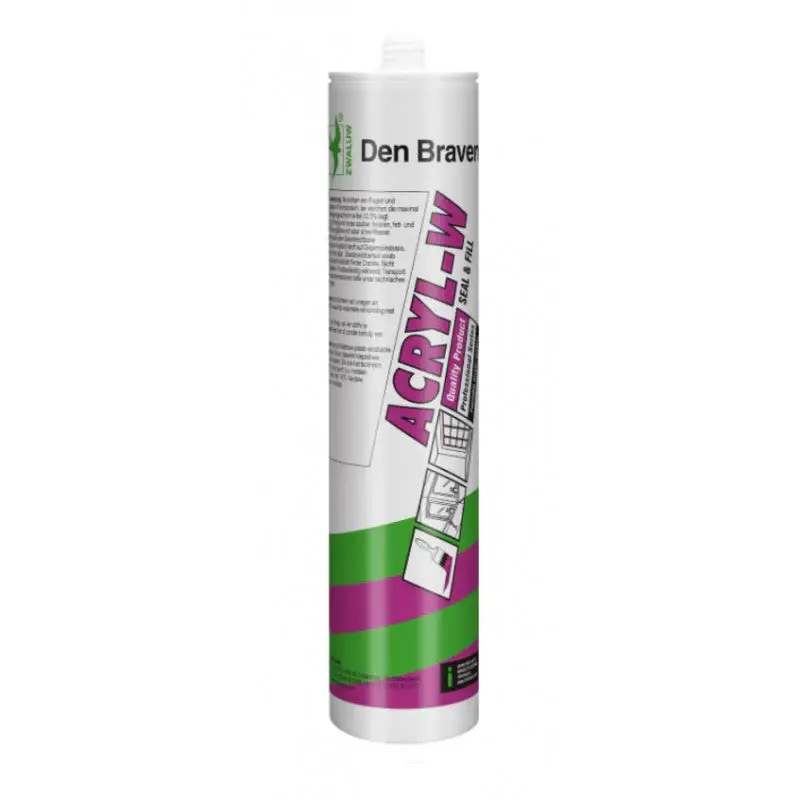 Acrylaat-kit zwart 310 mlDen Braven Zwaluw Voordeelprijs