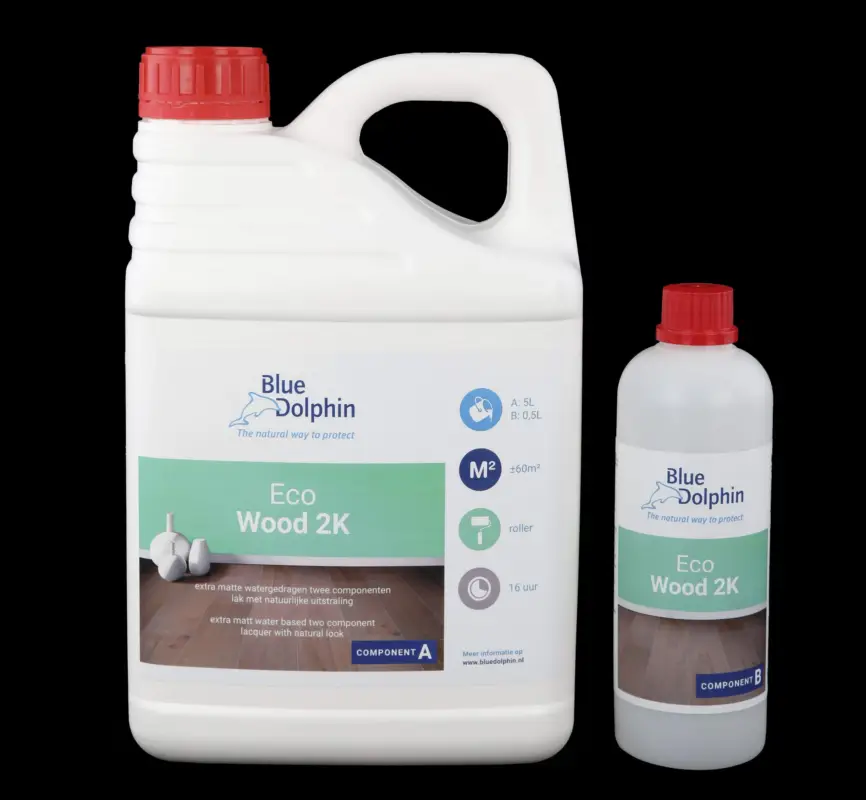 Beste Prijs Blue Dolphin Eco Wood 2K Extra Mat 5,5 liter