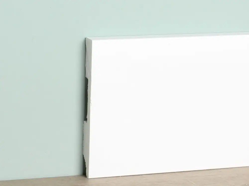 Watervaste kunststof plint recht wit 15x120mm 2,4 meter Koop Online