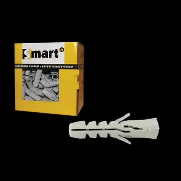Nylon spreidplug zonder boord SMART Ø8x40 - 100 stuks Hoge Kwaliteit