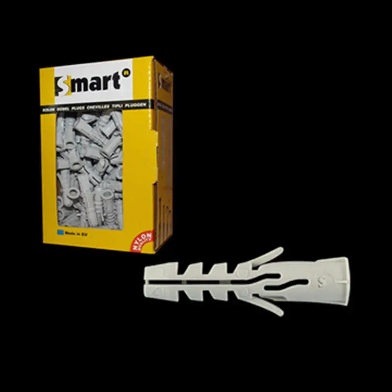 Must-Have Nylon spreidplug met boord SMART Ø8x40 - 100 stuks