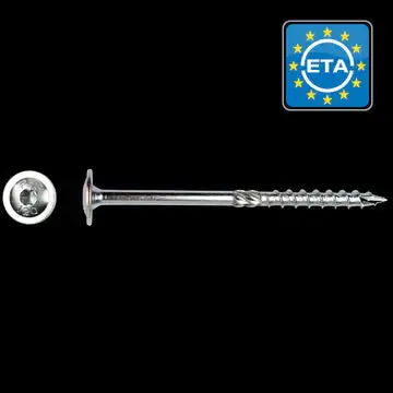 Tellerkopschroef Ø 10x240 Zn (T40) 50 STUKS (flenskophoutschroef) Lage Prijs