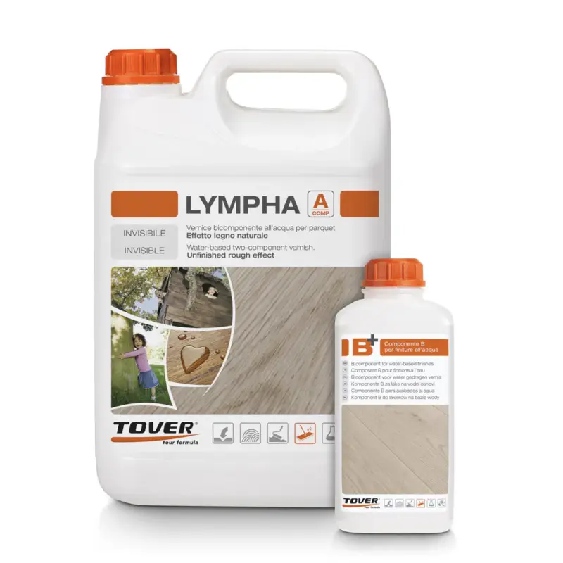 Op = Op TOVER LYMPHA Water gedragen 2K componenten lak 5,5 L.