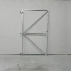 Superprijs Poortframe 1800 x 1000 mm, verstelbaar met slotkast Galvanisch verzinkt