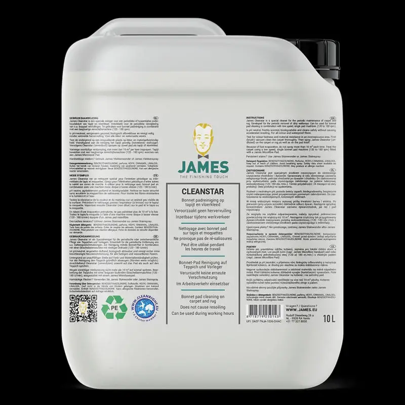 Gecertificeerd James cleanstar 10L