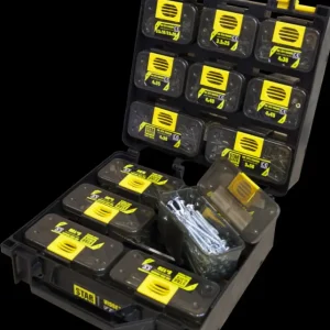 Assortimentskoffer Spaanplaatschroef platkop verzinkt Torx 1350 stuks Beperkt Aanbod