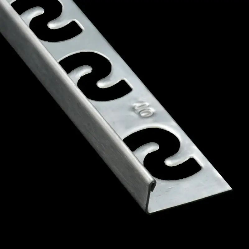 SUBSTRAT Recht Tegelprofiel RVS Geborsteld 10mm, 270cm (18025) Aanbieding