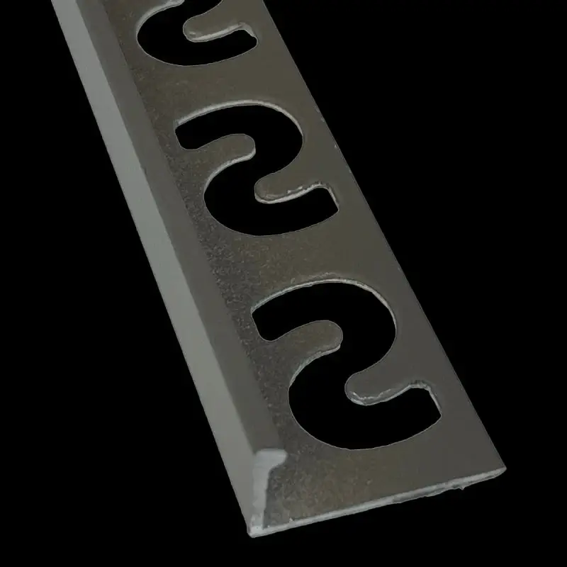 Beperkt Aanbod SUBSTRAT Recht Tegelprofiel Aluminium Steengrijs 11mm, 300cm (18011)