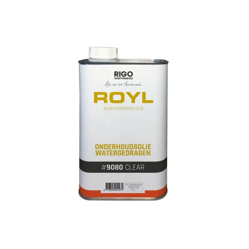 Snelle Levering ROYL Onderhoudsolie Watergedragen 9080 1 Liter