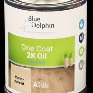 Blue Dolphin One Coat 2K Oil Bianco Space Grey demo/bijwerk blikje ( harder los verkocht) Koop Vandaag